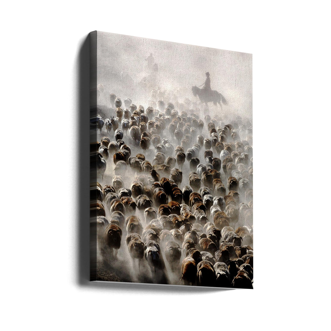 The Great Migration by Adam Wong | Rural Livestock Migration, Large Canvas Wall Art Print | Artsy Earth