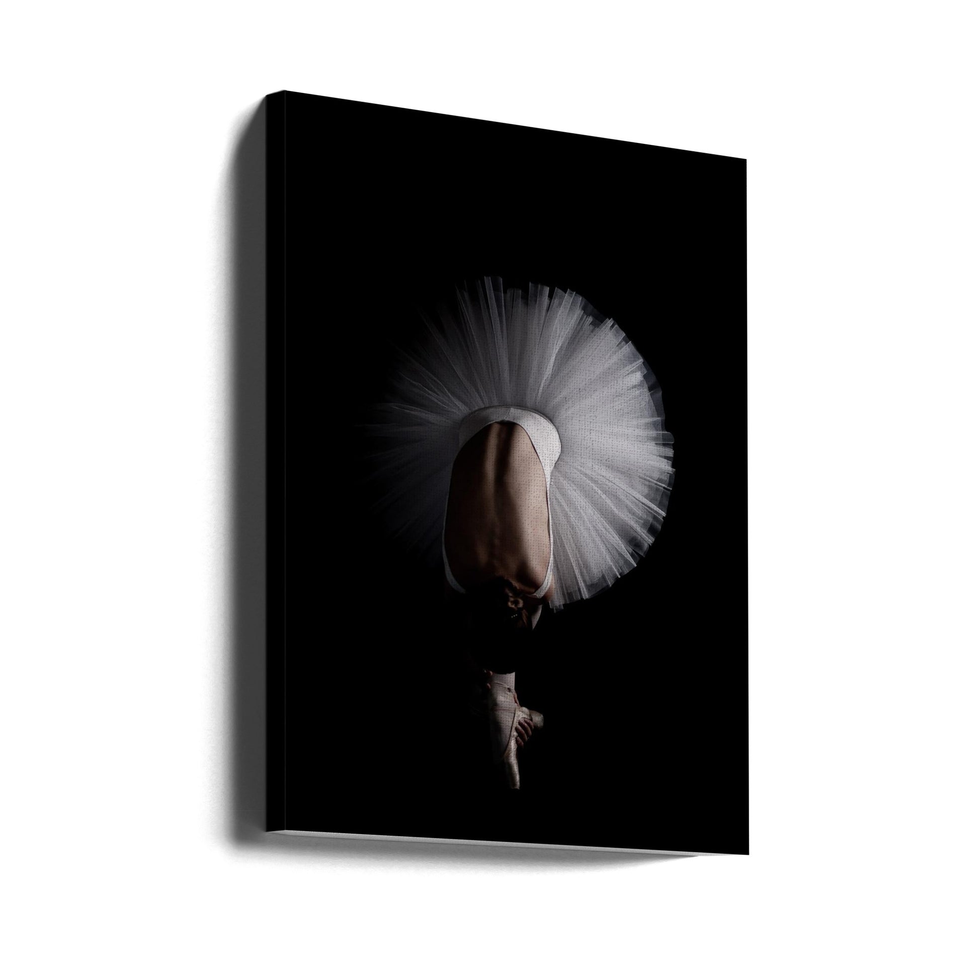 Ballet Dancer Pose by Eugenio Cini | Female Ballet Performance, Large Canvas Wall Art Print | Artsy Earth