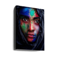 Painted Innocence by James Mahfuz | Painted Female Portrait, Large Canvas Wall Art Print | Artsy Earth