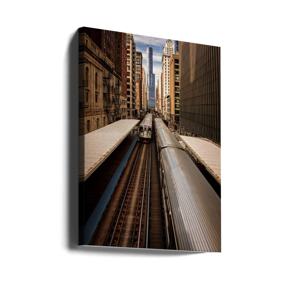 Center of Attention by Jon Kinney | Urban Railway Architecture, Large Canvas Wall Art Print | Artsy Earth