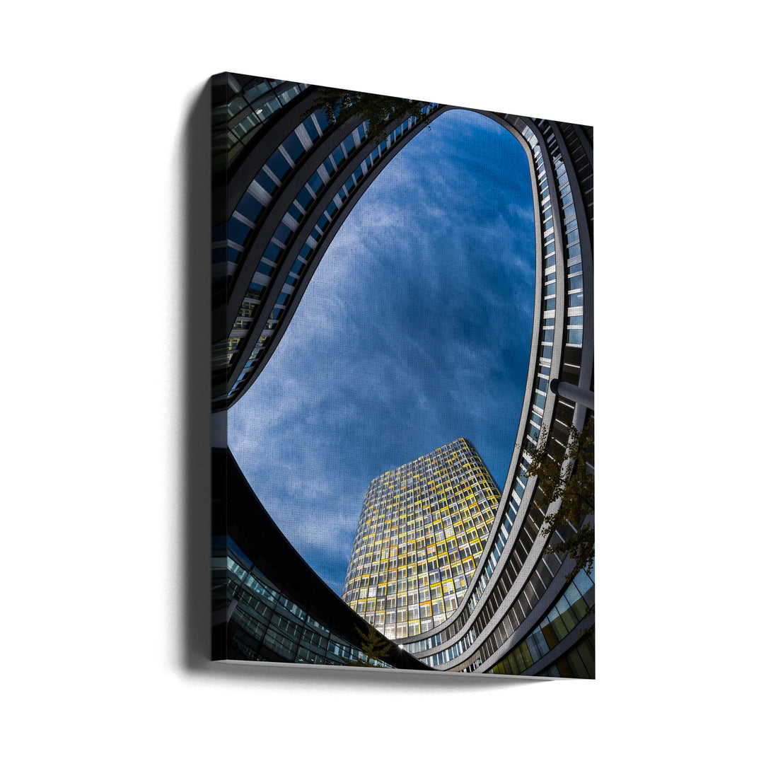 Urban Vertigo by Marc Pelissier | Modern Architecture Perspective, Large Canvas Wall Art Print | Artsy Earth