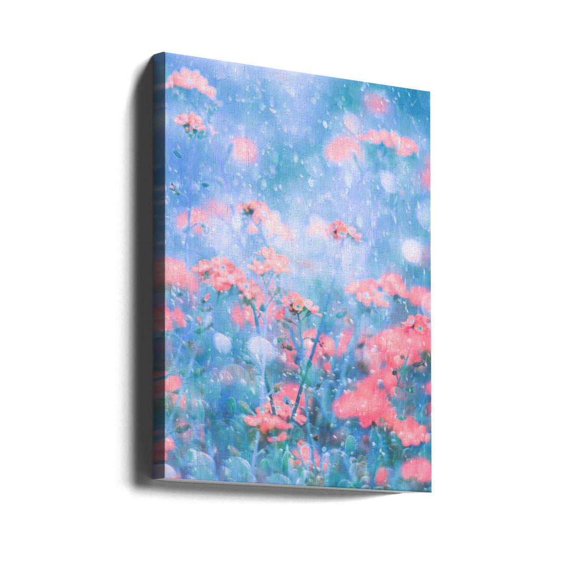 A March Day by Delphine Devos | Floral Meadow Macro, Large Canvas Wall Art Print | Artsy Earth