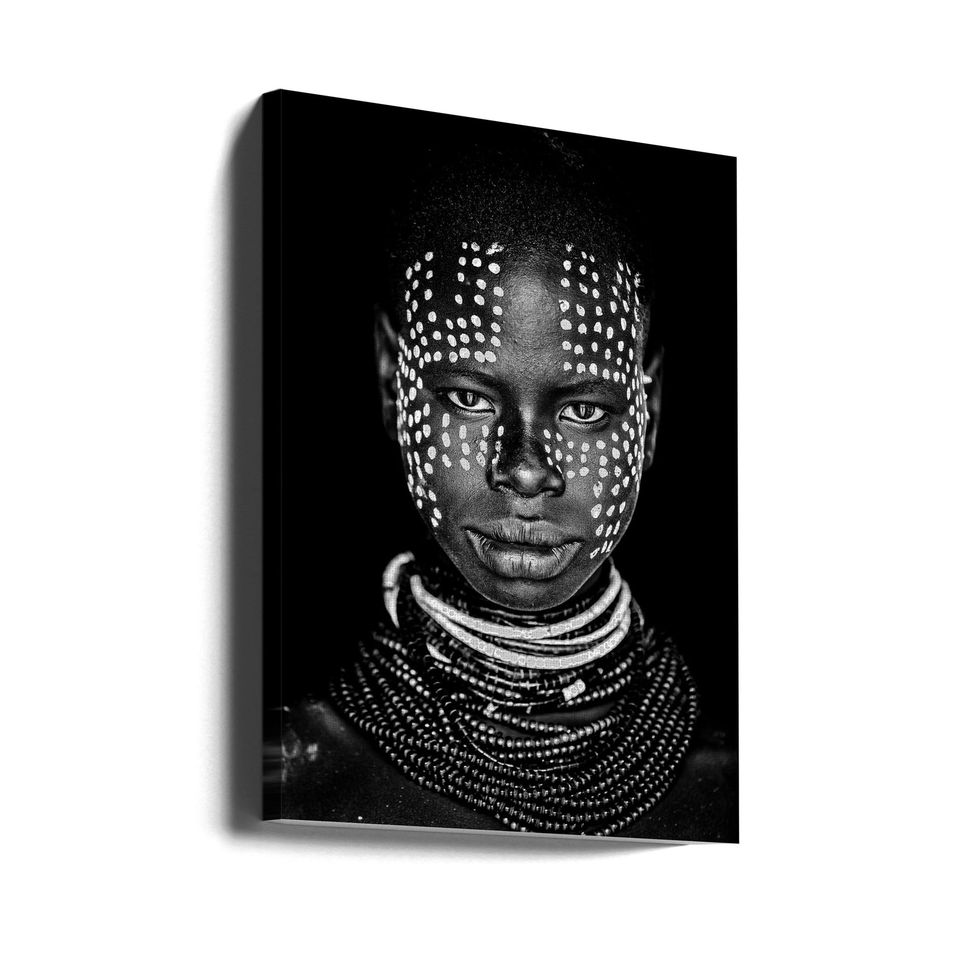 Karo Woman by Vedran Vidak | African Tribal Portrait, Large Canvas Wall Art Print | Artsy Earth