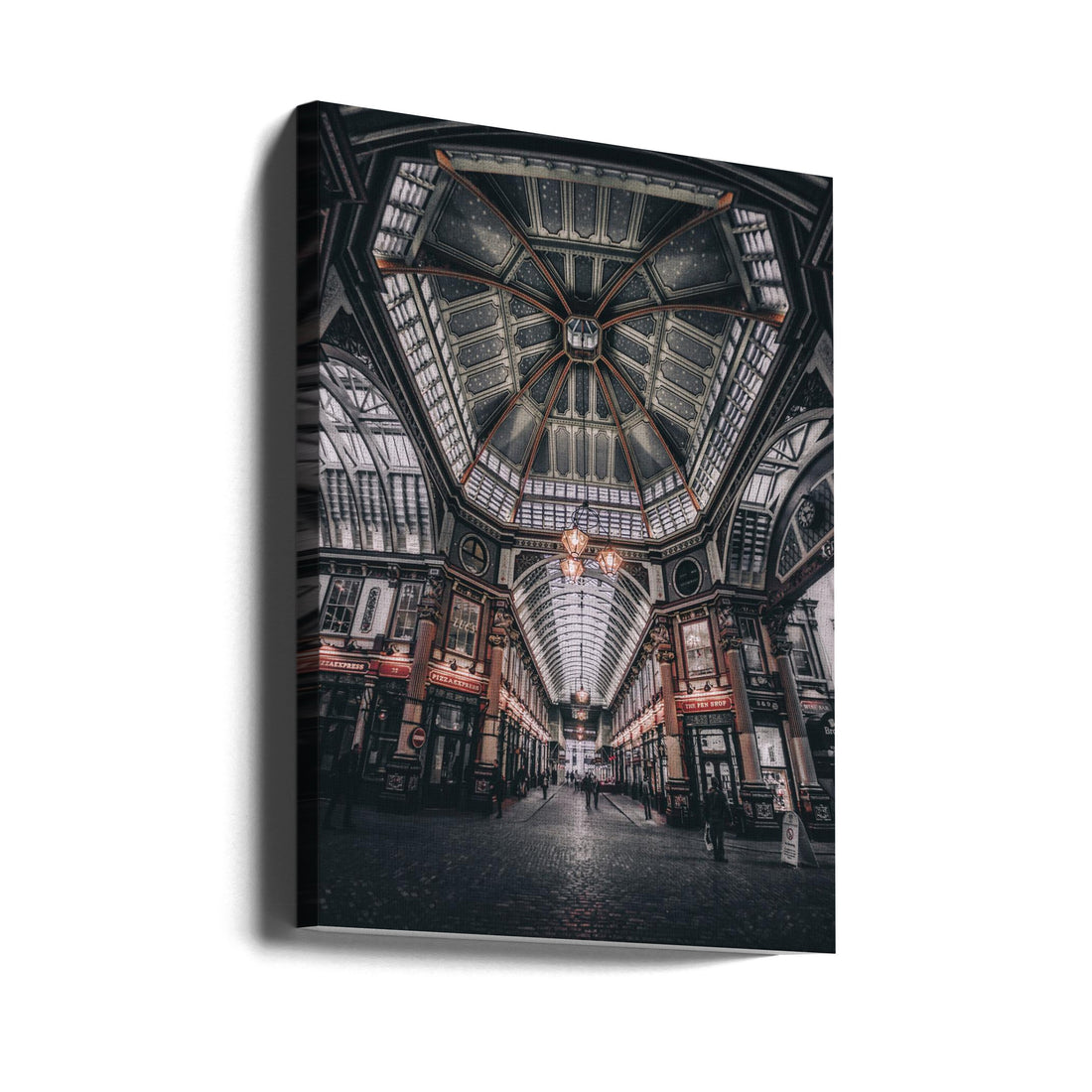 Leadenhall Market by David George | London Historic Architecture, Large Canvas Wall Art Print | Artsy Earth