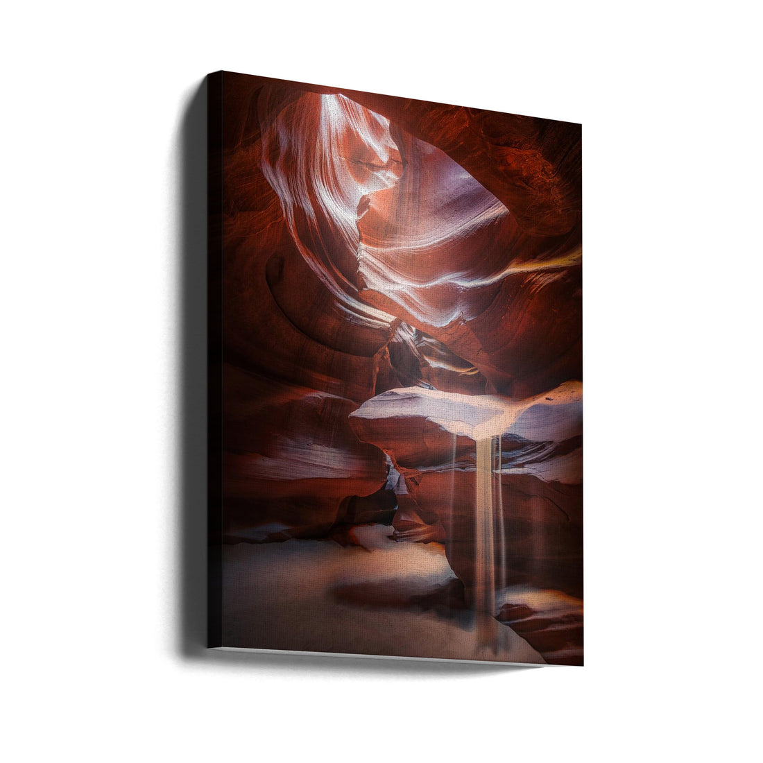 Antelope Sandfall by Clara Gamito | Slot Canyon Landscape, Large Canvas Wall Art Print | Artsy Earth