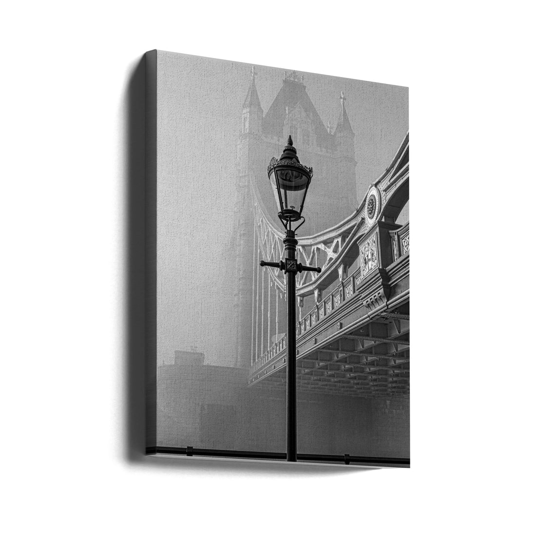 A Bridge Too Far by Chris Hamilton | Foggy Tower Bridge, Large Canvas Wall Art Print | Artsy Earth