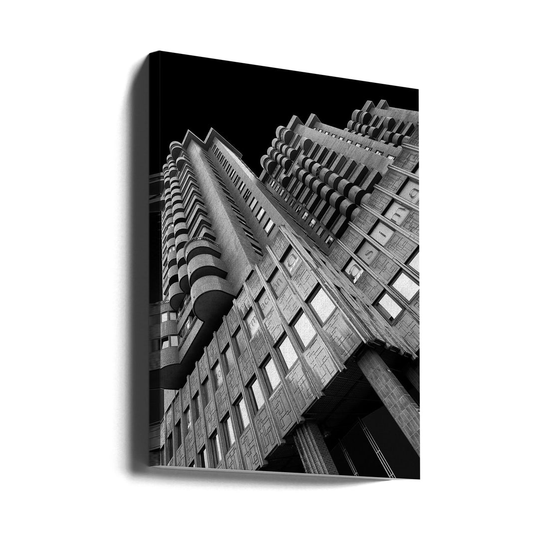 Urban Tower Building by Peru Serra | Modern Architecture Cityscape, Large Canvas Wall Art Print | Artsy Earth