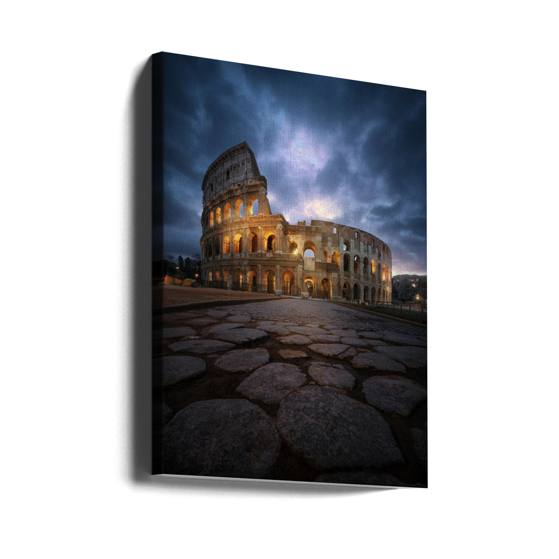 Ancient Colosseum by Juan Pablo De Miguel | Roman Architecture Landmark, Large Canvas Wall Art Print | Artsy Earth