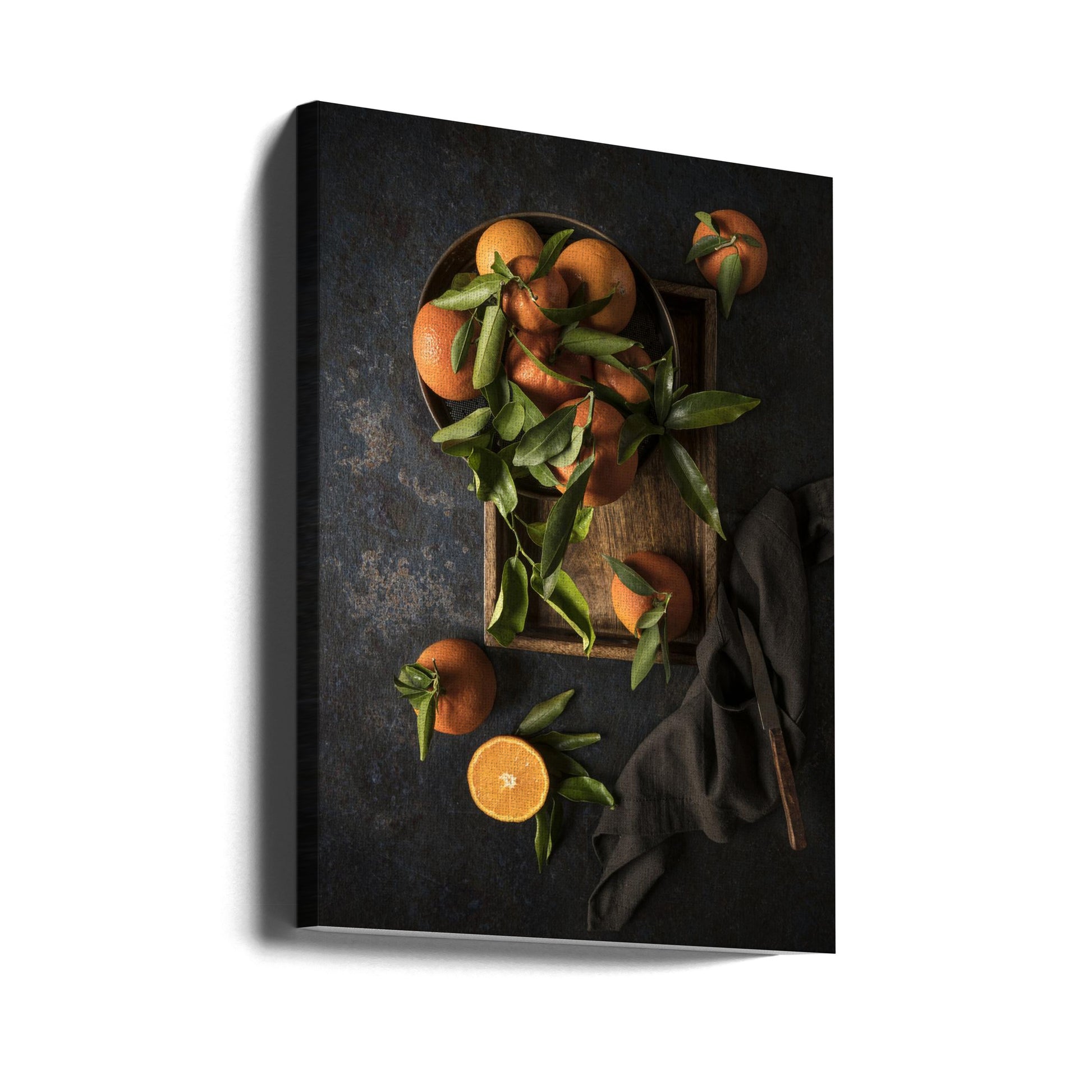 Oranges by Diana Popescu | Fresh Rustic Fruit, Large Canvas Wall Art Print | Artsy Earth