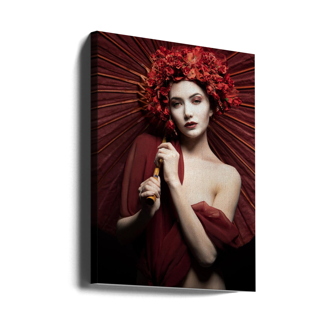 Fashion Portrait by Siegart | Female Model Portrait, Large Canvas Wall Art Print | Artsy Earth