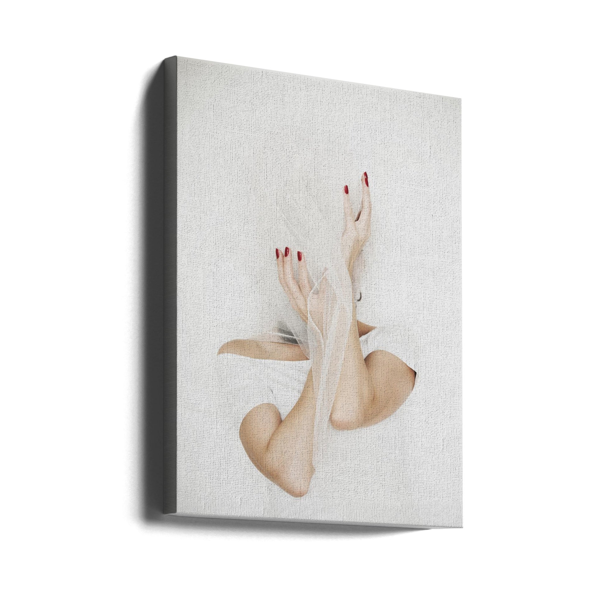 Human Sculpture by Ramona Copil | Fashion Model Portrait, Large Canvas Wall Art Print | Artsy Earth