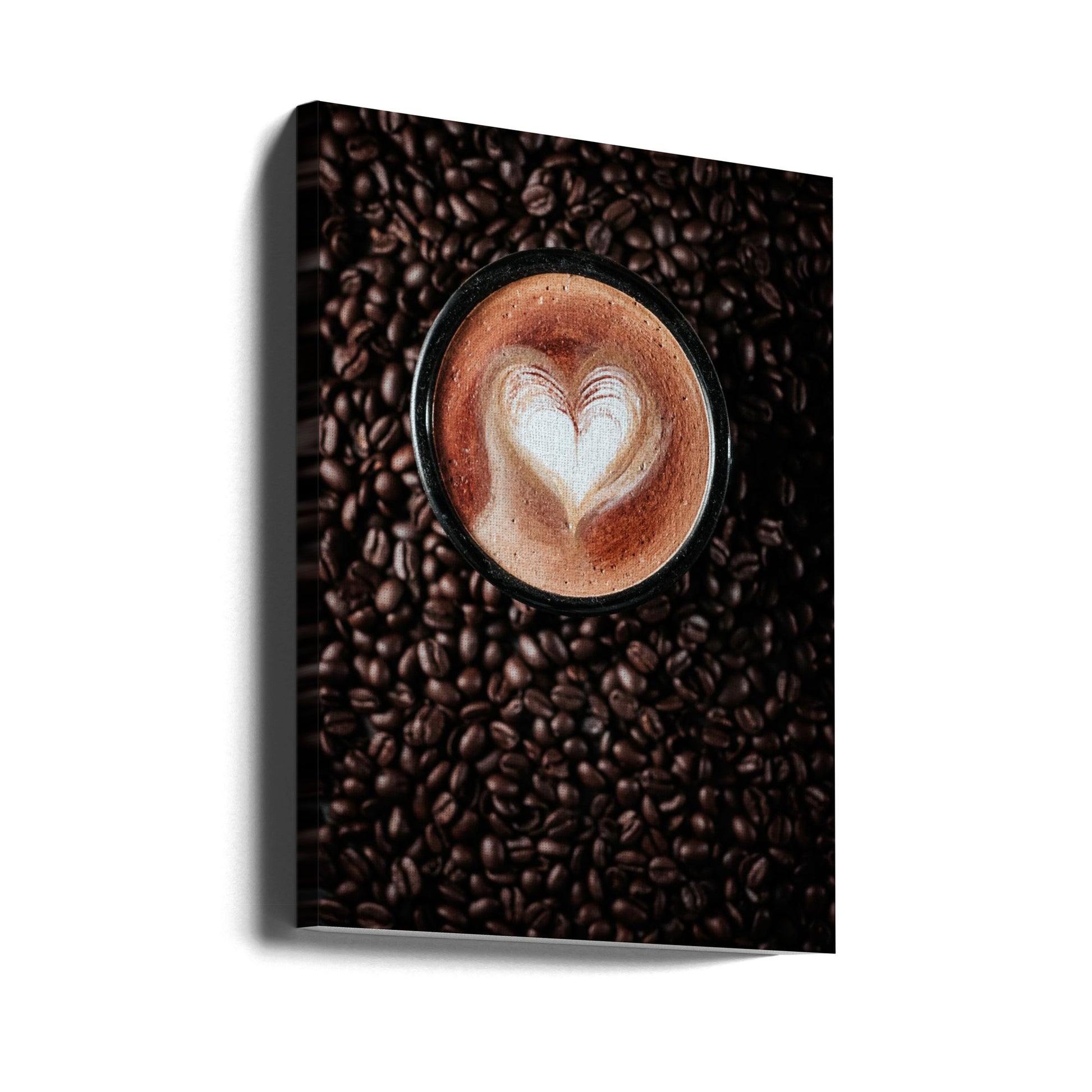 Love Latte by Ronaldnovianus | Coffee Romance Drink, Large Canvas Wall Art Print | Artsy Earth