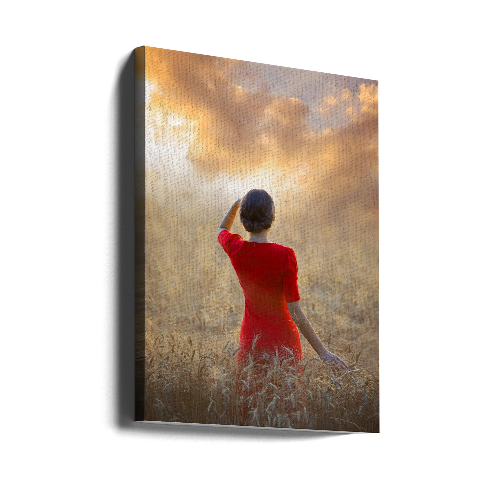 Another Day Coming by Ildiko Neer | Vintage Countryside Portrait, Large Canvas Wall Art Print | Artsy Earth