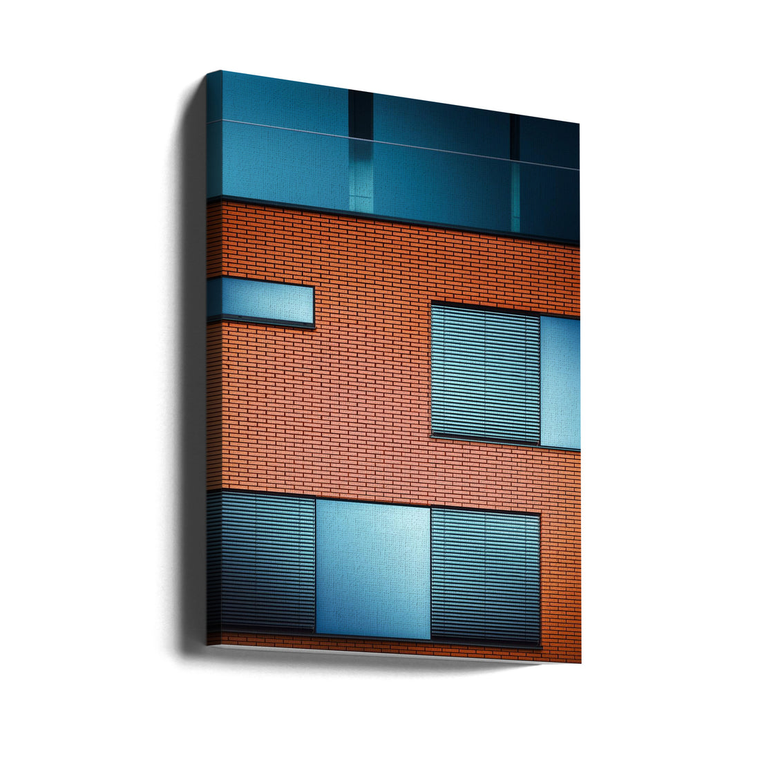 Urban Geometry by Patrick Aurednik | Geometric Building Facade, Large Canvas Wall Art Print | Artsy Earth