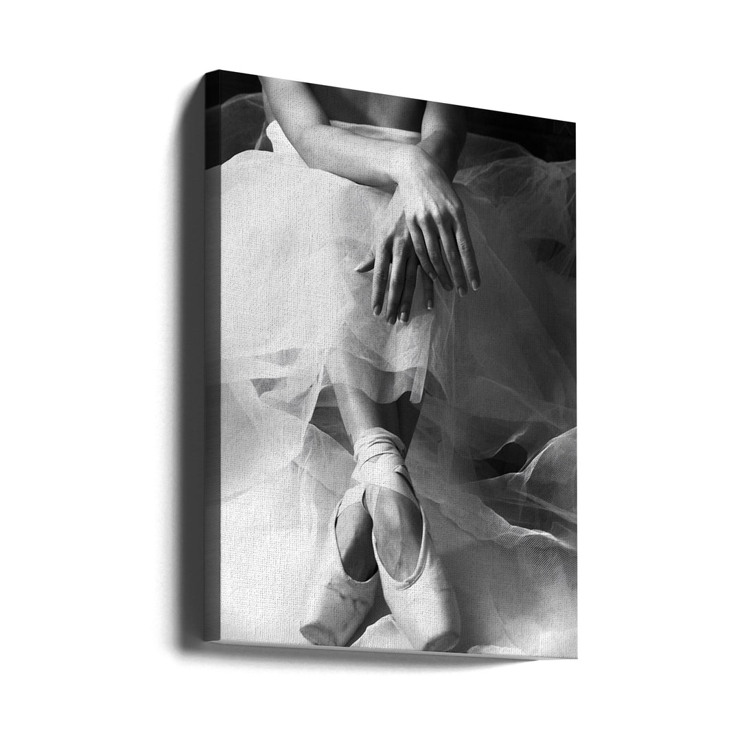 Waiting Ballerina by Roberta Nozza | Elegant Dance Portrait, Large Canvas Wall Art Print | Artsy Earth