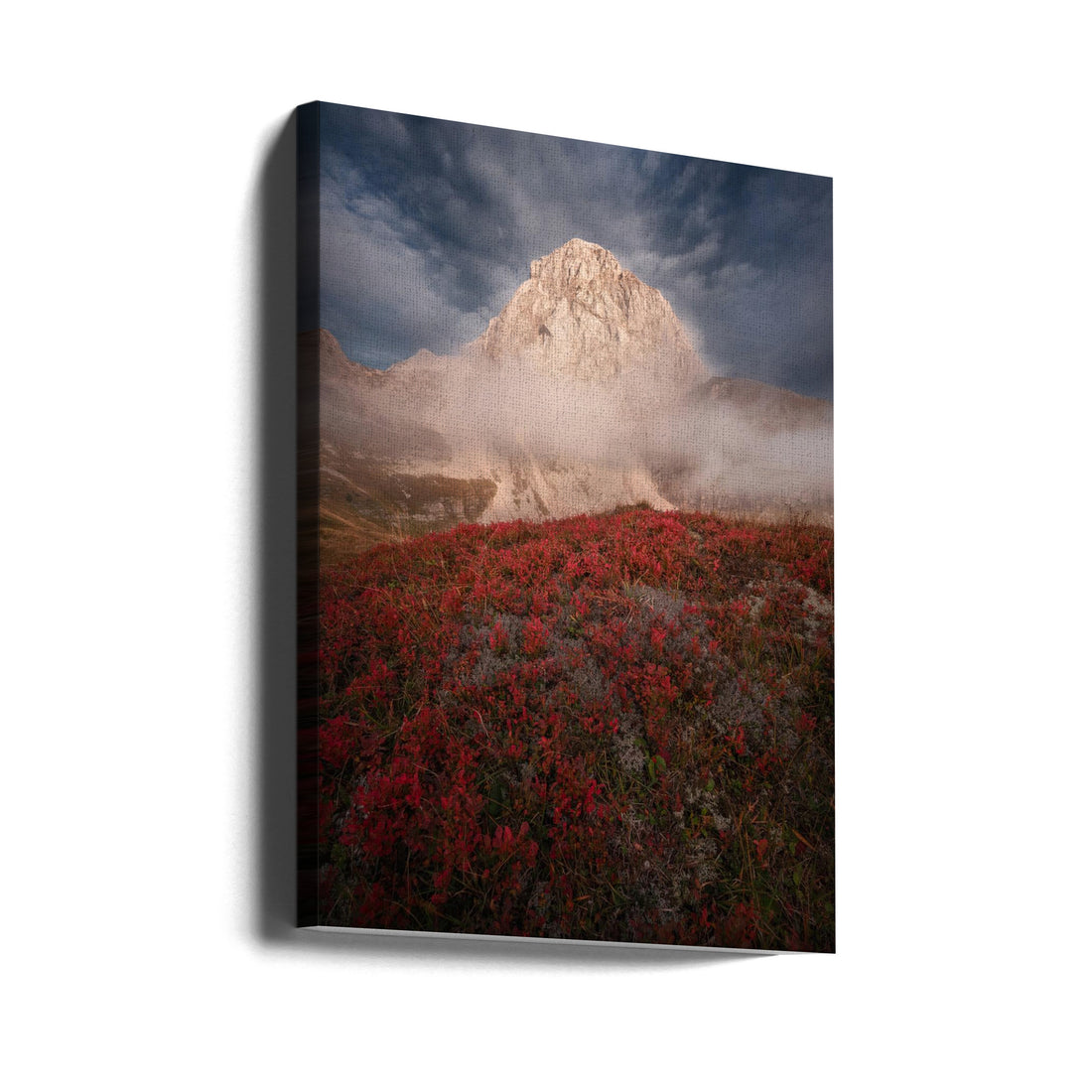 Autumn in the mountains by Ales Krivec | Mountain Wildflower Landscape, Large Canvas Wall Art Print | Artsy Earth