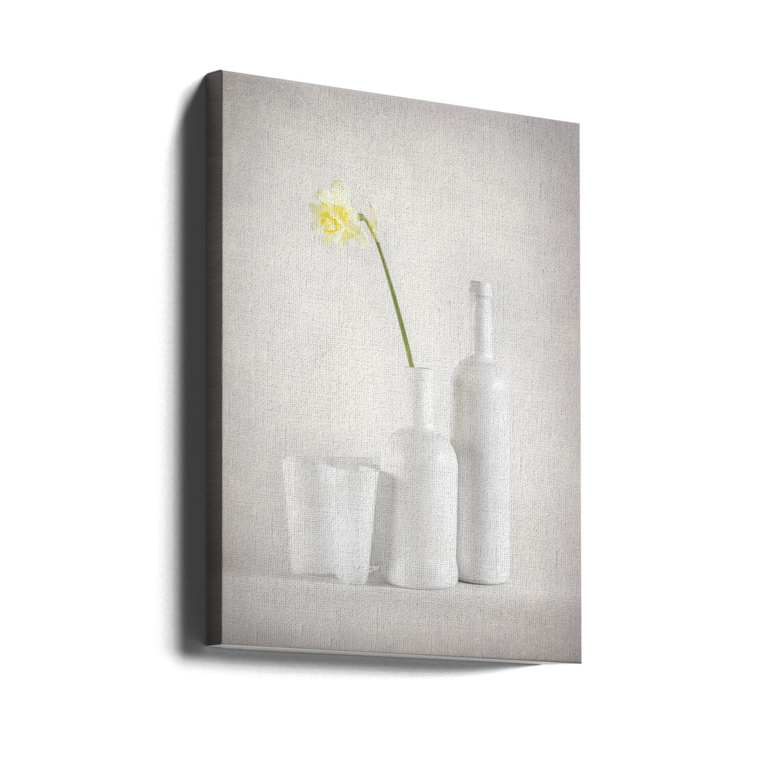 White Daffodil by Richie Hatch | Floral Still Life, Large Canvas Wall Art Print | Artsy Earth