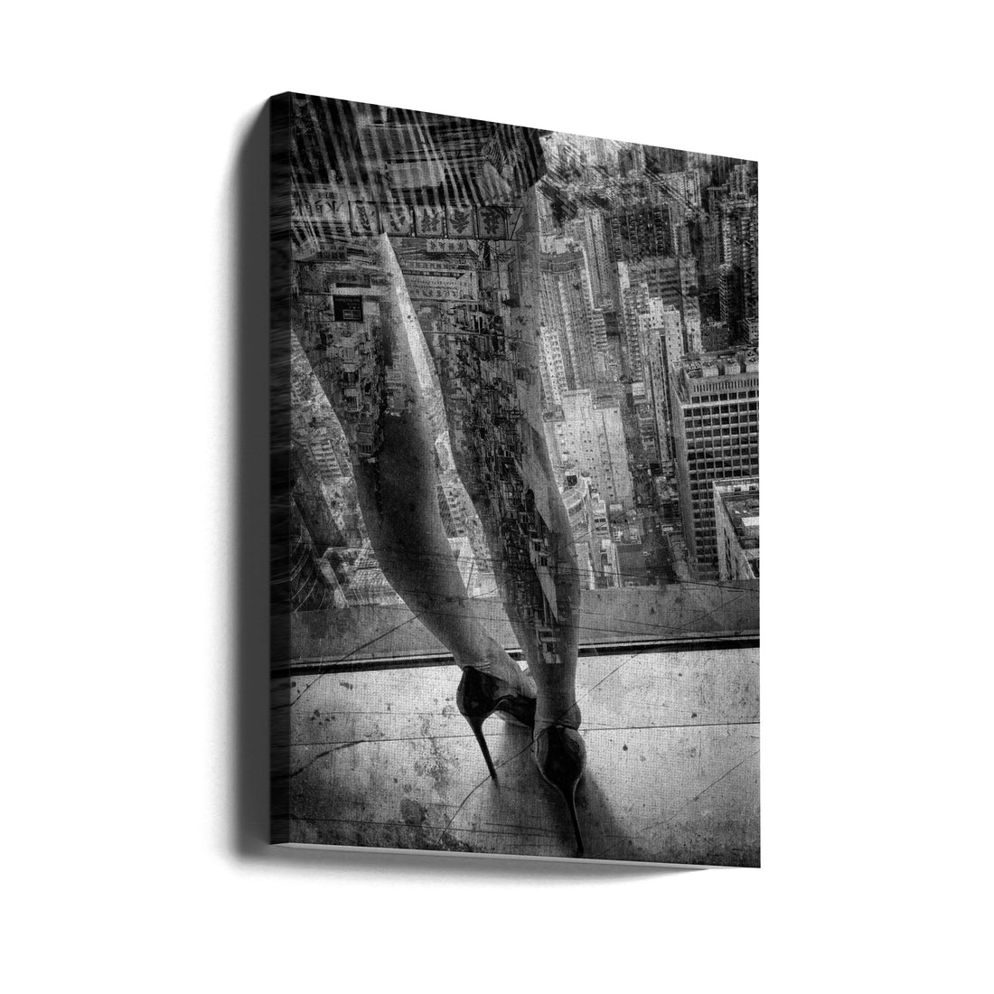 Hong Kong in Love III by Erik Schottstaedt | Urban Double Exposure, Large Canvas Wall Art Print | Artsy Earth