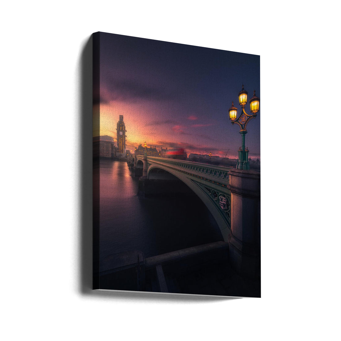 Mystical London by David George | London Night Cityscape, Large Canvas Wall Art Print | Artsy Earth