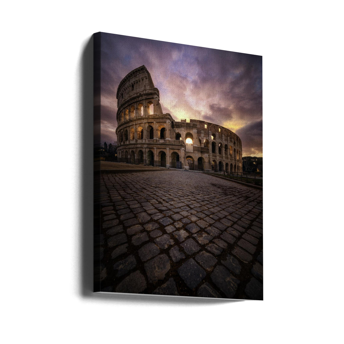 Ancient Rome Arena by Juan Pablo De Miguel | Roman Colosseum Landmark, Large Canvas Wall Art Print | Artsy Earth