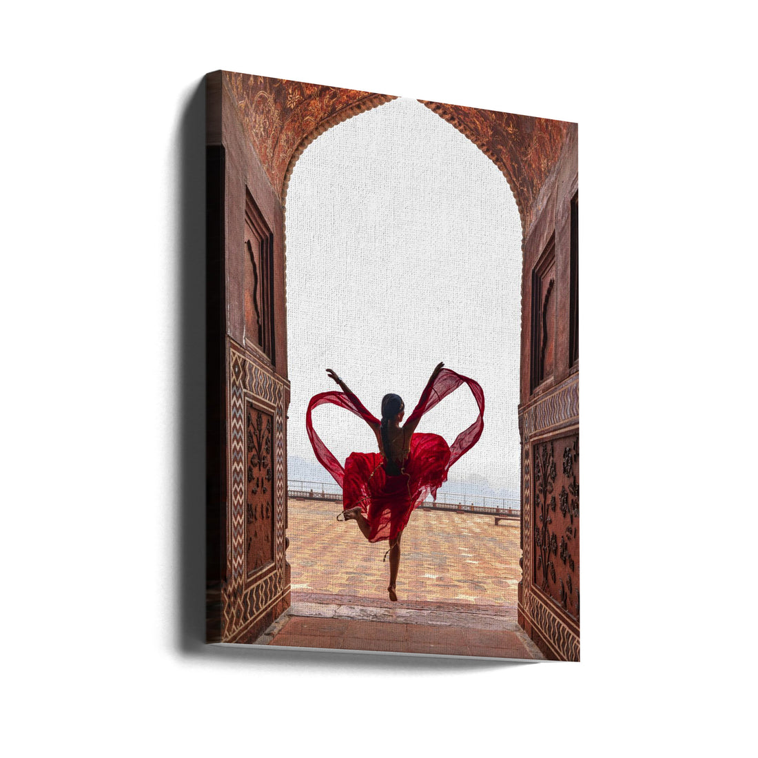 Taj Mahal's Heart by Lin Jing | Romantic Gateway Portrait, Large Canvas Wall Art Print | Artsy Earth