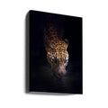 Leopard Drinking Water by Antonyus Bunjamin (abe) | Wild Feline Nature, Large Canvas Wall Art Print | Artsy Earth