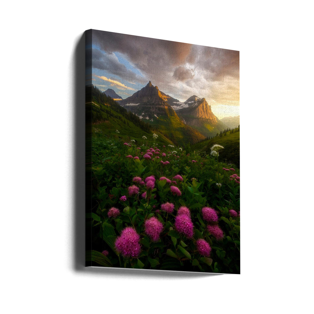 As It Fades by Ryan Dyar | Montana Mountain Sunset, Large Canvas Wall Art Print | Artsy Earth