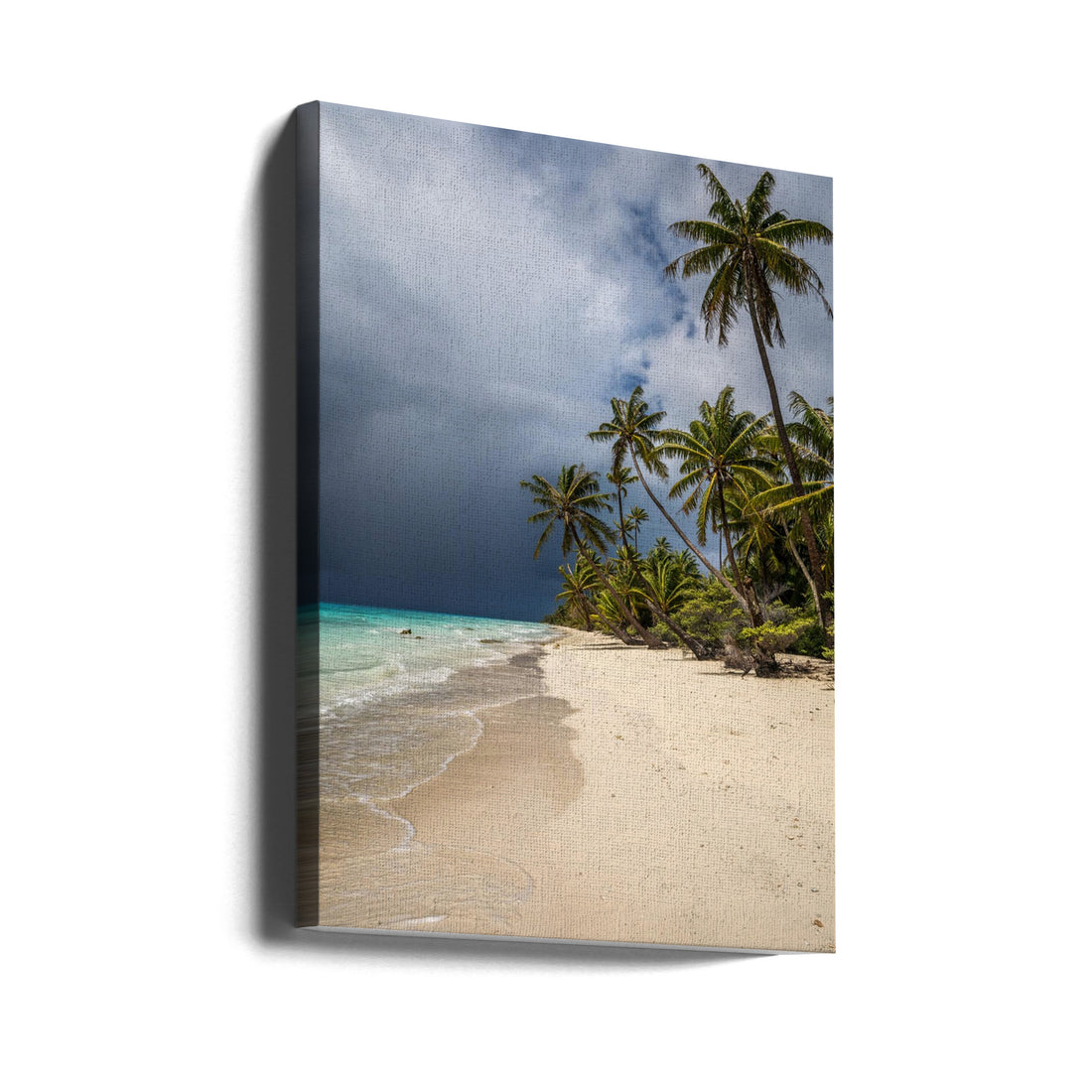 See the storm coming by Karsten Wrobel | Tropical Beach Landscape, Large Canvas Wall Art Print | Artsy Earth