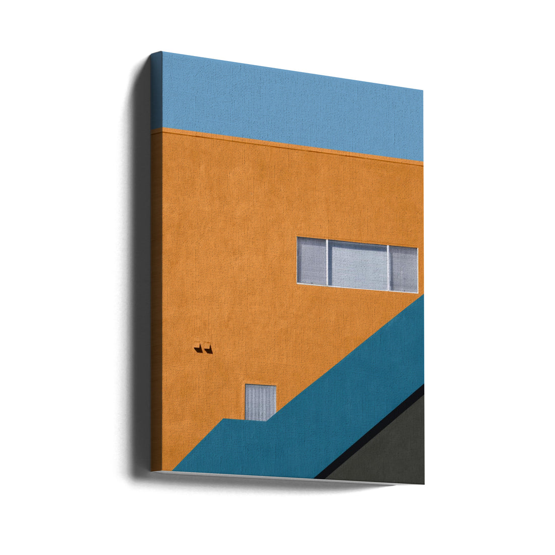 Urban Geometry by Roxana Labagnara | Abstract Architecture Facade, Large Canvas Wall Art Print | Artsy Earth