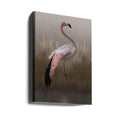 Grace by Krystina Wisniowska | Painterly Flamingo Portrait, Large Canvas Wall Art Print | Artsy Earth