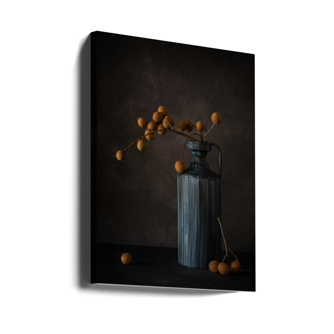 Longan Still Life by May G | Dark Botanical Still Life, Large Canvas Wall Art Print | Artsy Earth