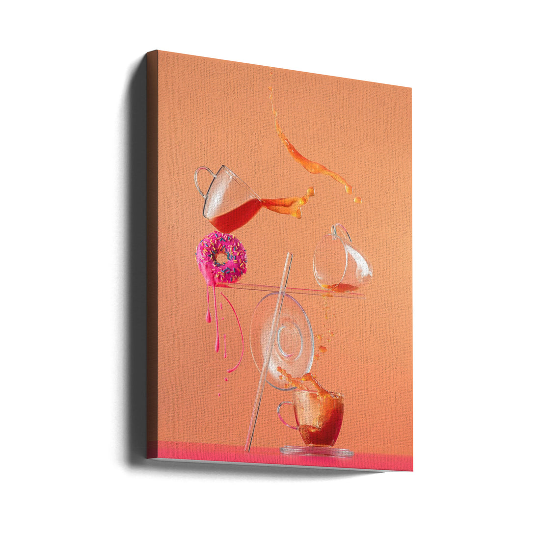 Pink Glazing by Dina Belenko | Sweet Food Motion, Large Canvas Wall Art Print | Artsy Earth