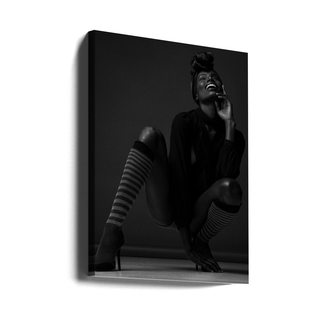 Happy Erika by Anderson Diaz | Fashion Model Portrait, Large Canvas Wall Art Print | Artsy Earth