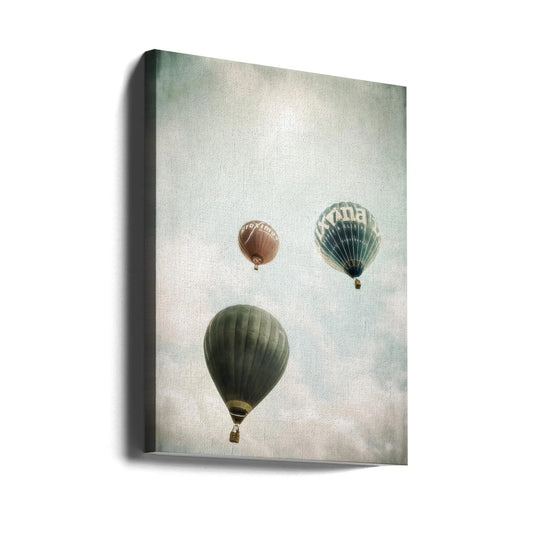 Freedom by Marc Huybrighs | Vintage Hot Air Balloons, Large Canvas Wall Art Print | ArtsyEarth