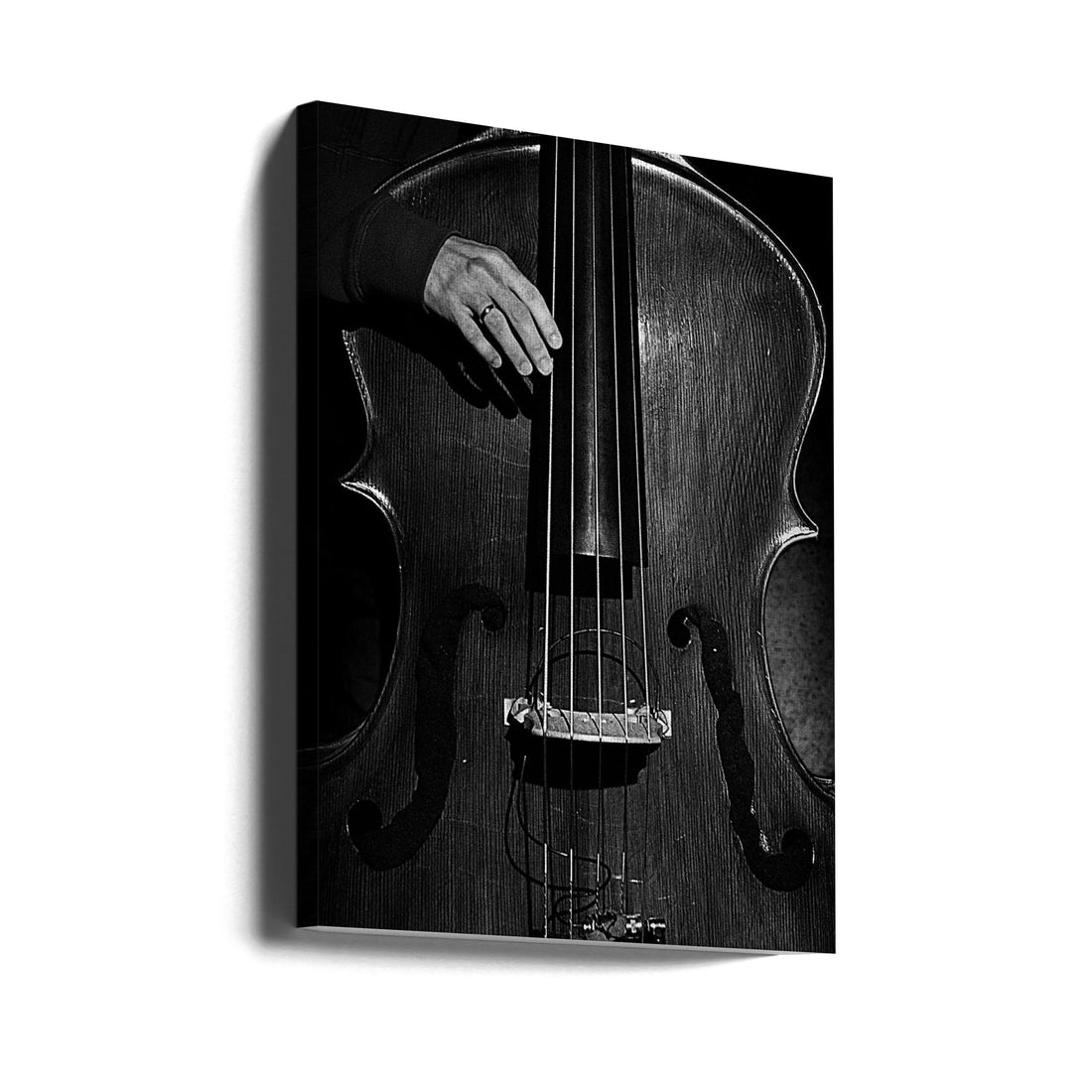 Jazz Music Performance by Nicoleta Gabor | Black And White Jazz, Large Canvas Wall Art Print | Artsy Earth