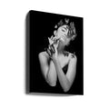 PASSION OF ELEGANCE IN MONOCHROME by Joyraj Samanta | Black White Portrait, Large Canvas Wall Art Print | Artsy Earth