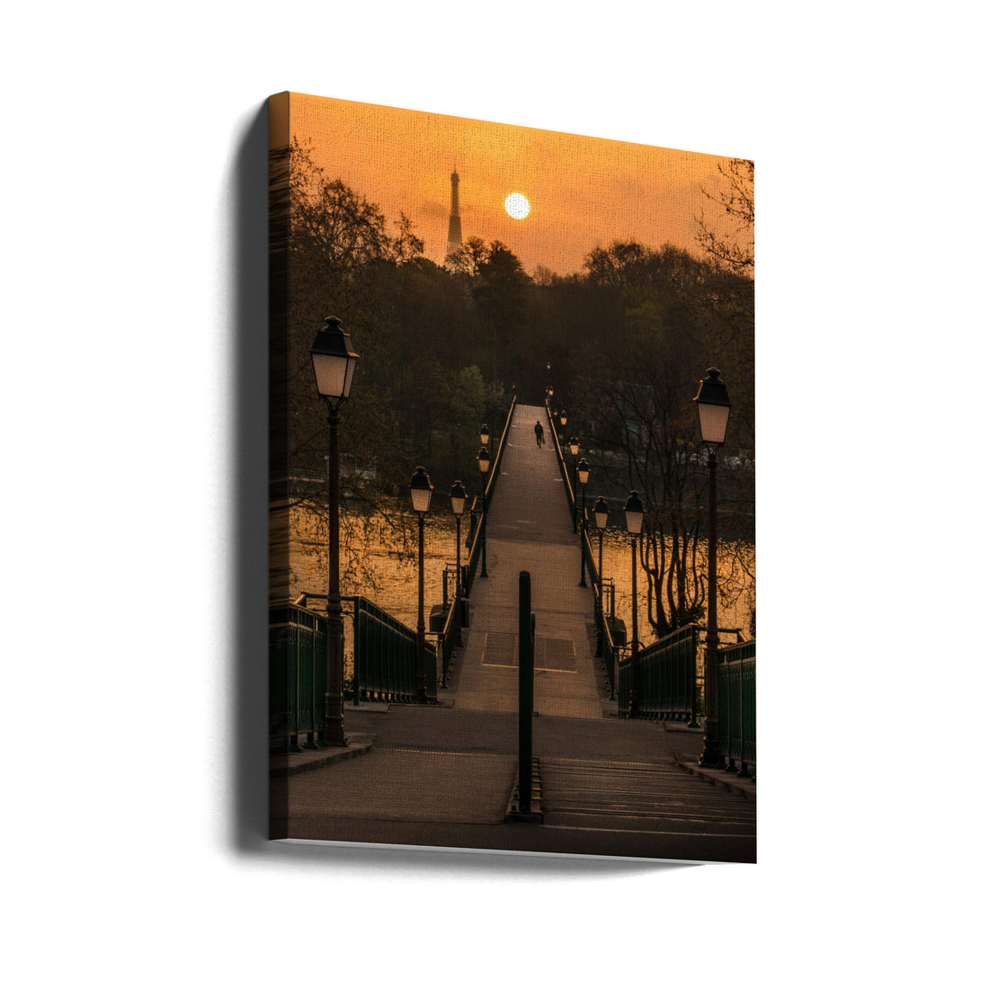 Life Goals Journey by Pacifico | Paris Sunrise Walk, Large Canvas Wall Art Print | Artsy Earth