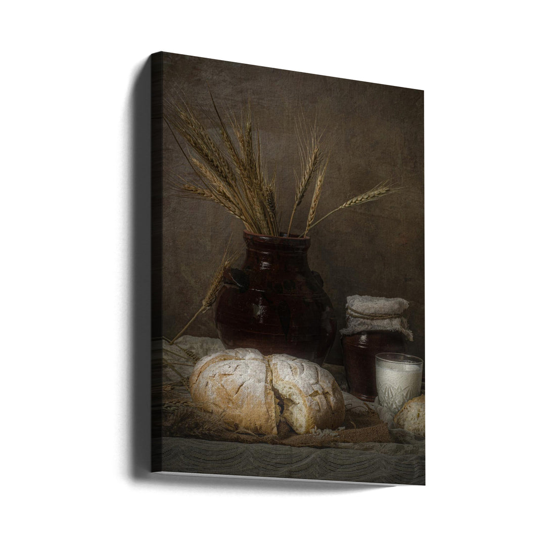 Still Life by Yasmin Elsharma | Rustic Farmhouse Kitchen, Large Canvas Wall Art Print | Artsy Earth