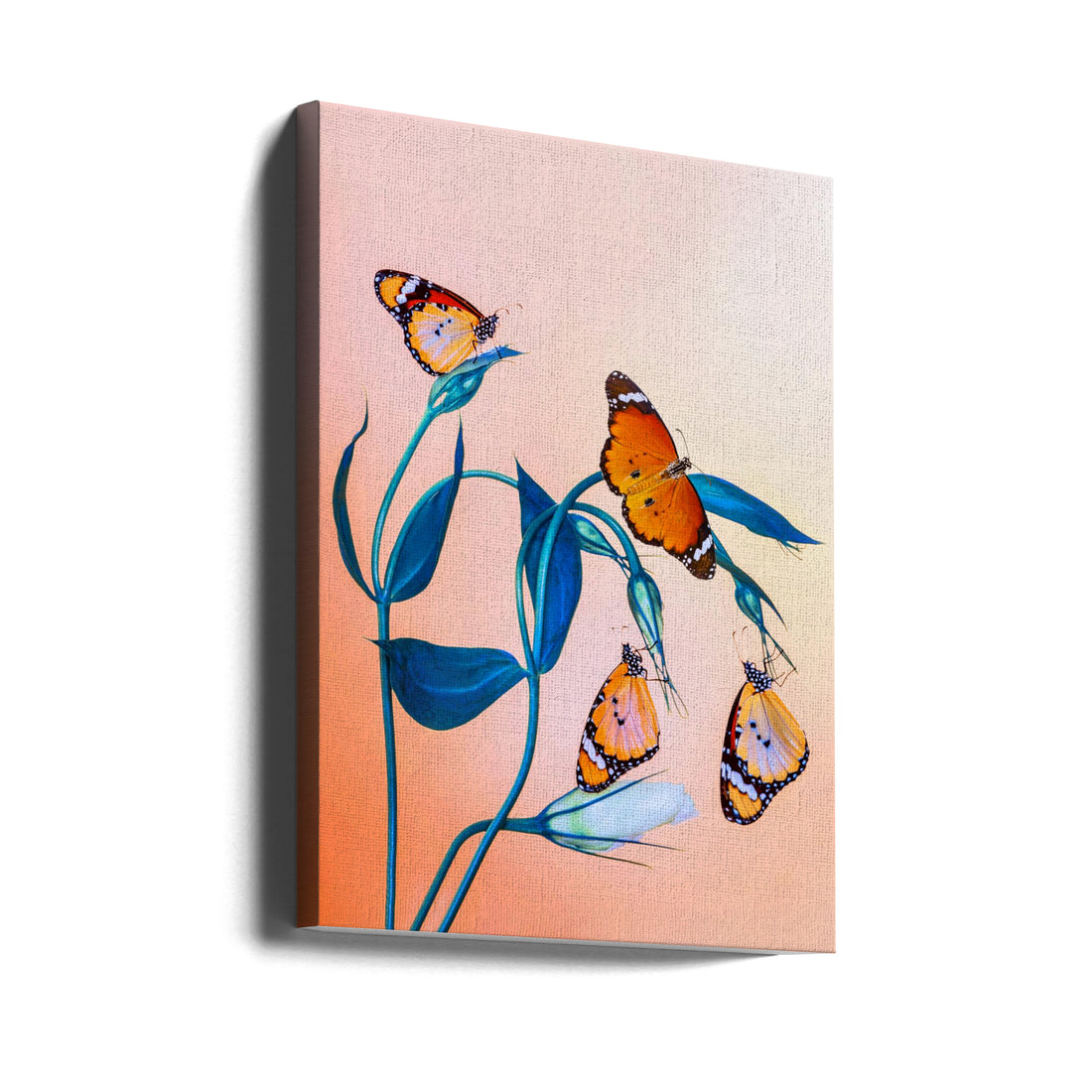 Butterfly Family by Mustafa Öztürk | Garden Butterflies Nature, Large Canvas Wall Art Print | Artsy Earth