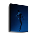 Deep Blue Dance by Natalya Sleta | Ballet Dancer Performance, Large Canvas Wall Art Print | Artsy Earth