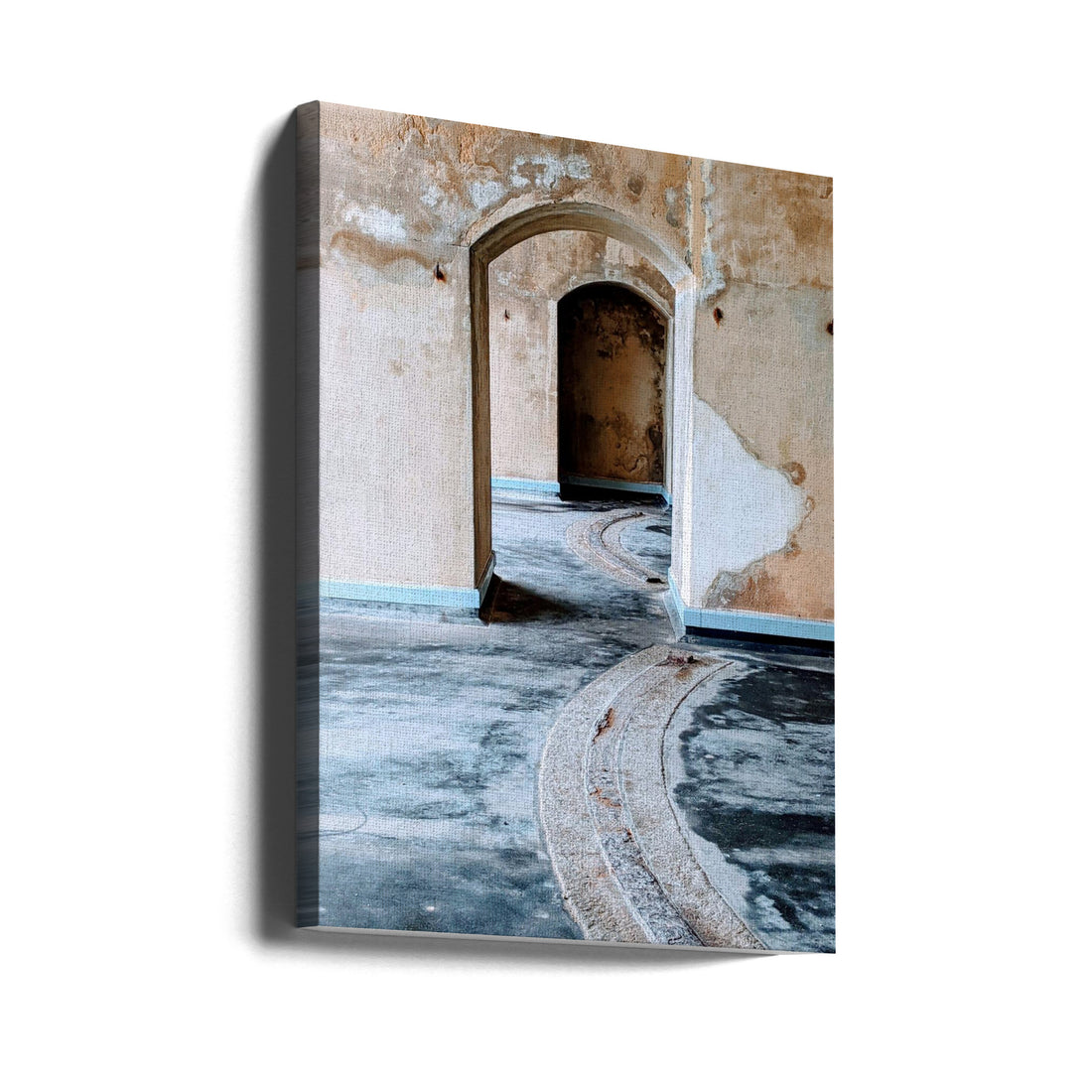 Point Battery by Elizabeth Allen | Abandoned Architecture Doorway, Large Canvas Wall Art Print | Artsy Earth