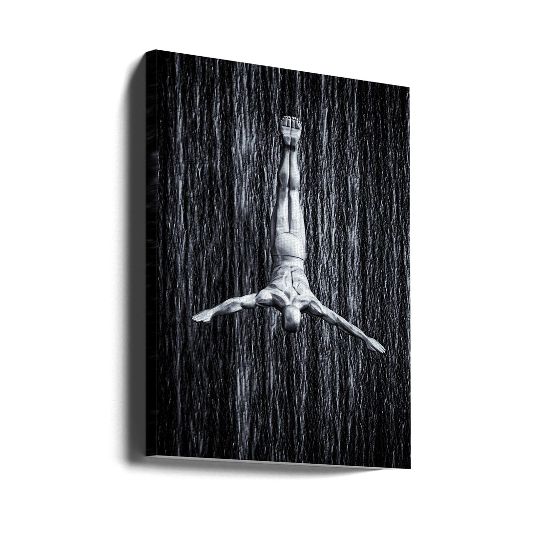 Fine Diving by Martin Fleckenstein | Urban Waterfall Diving, Large Canvas Wall Art Print | Artsy Earth