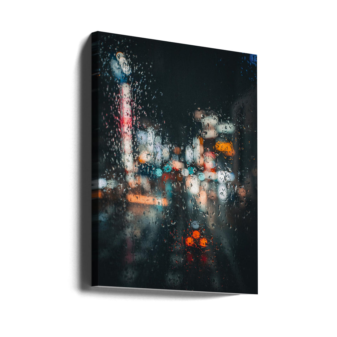 The World Through Glass by Murakyami Daichi | Urban Night Cityscape, Large Canvas Wall Art Print | Artsy Earth