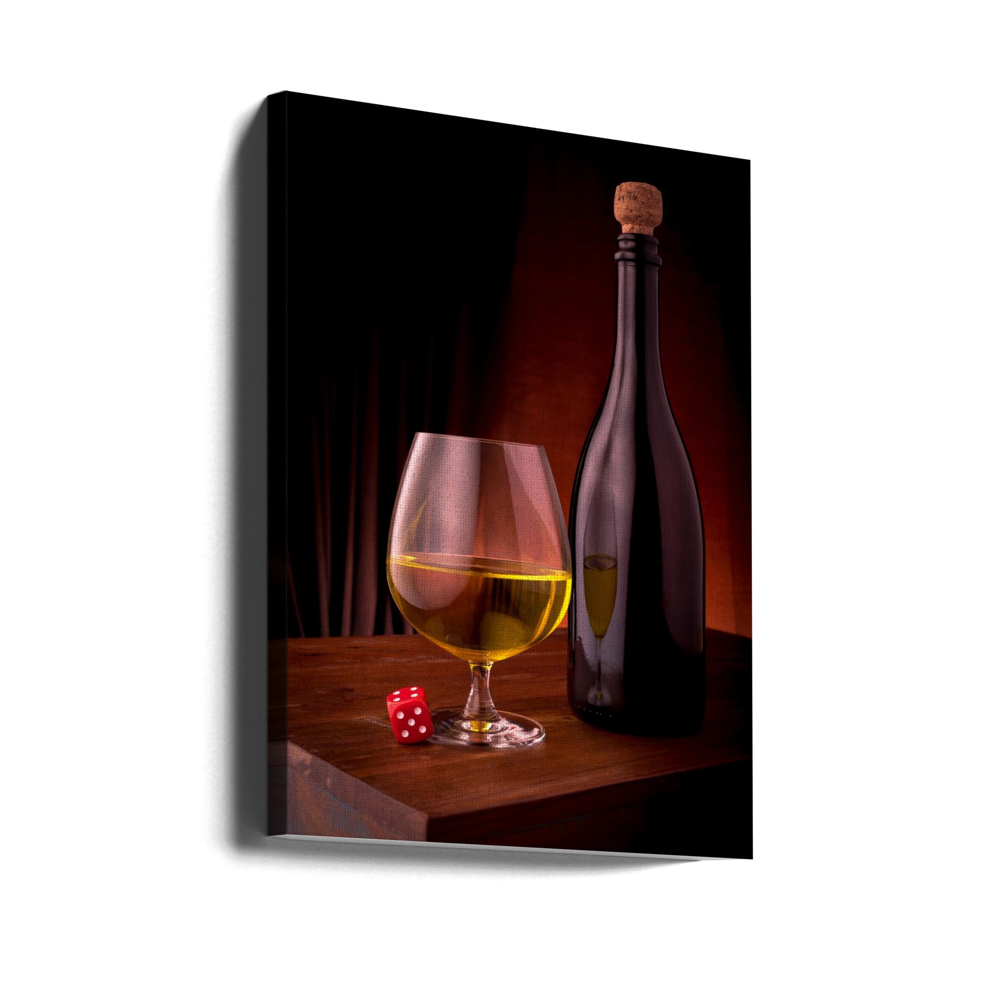 Glass Reflection by Sumit Dhuper | Wine Glass Still Life, Large Canvas Wall Art Print | Artsy Earth