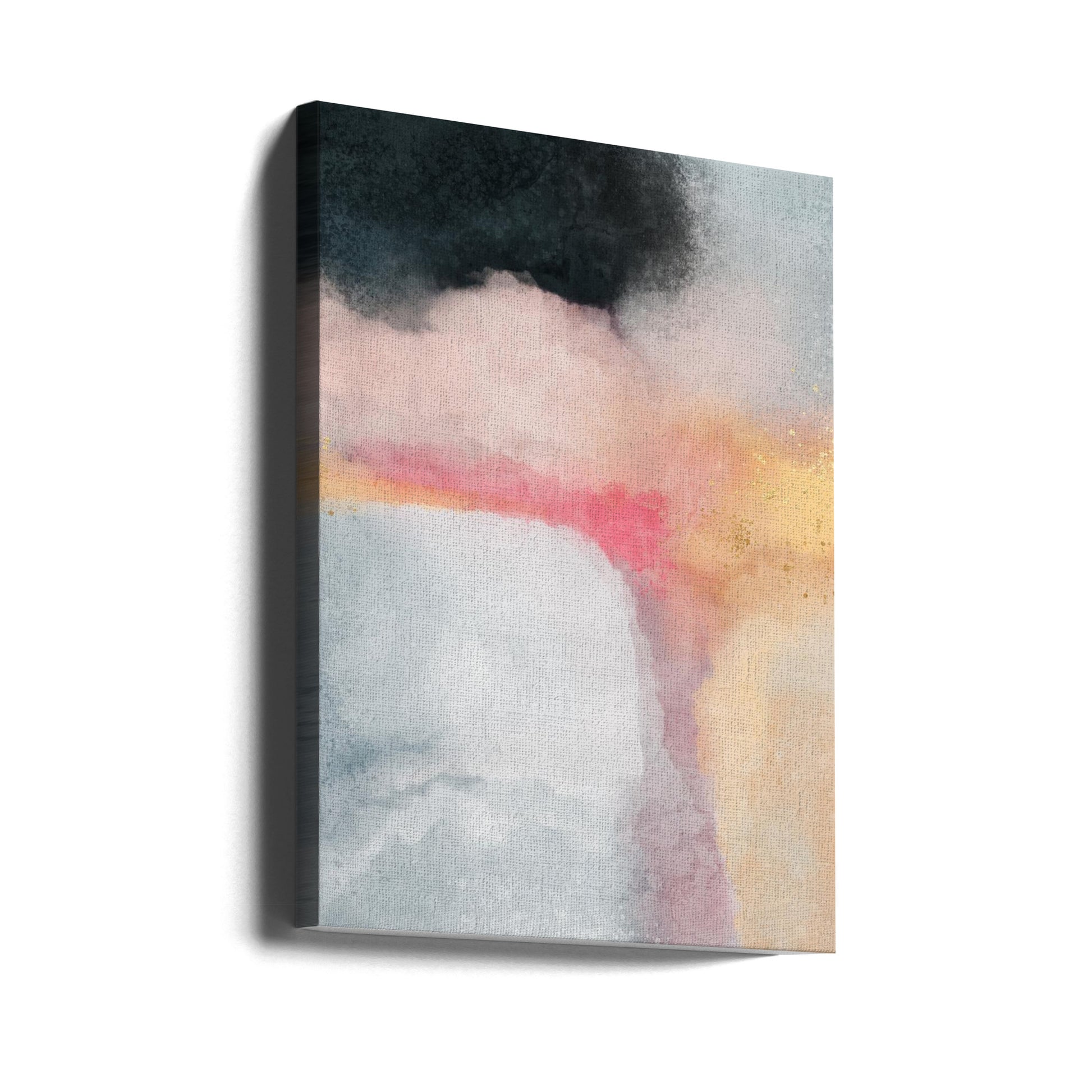 Billow by Elisabeth Fredriksson | Abstract Watercolor Splash, Large Canvas Wall Art Print | Artsy Earth