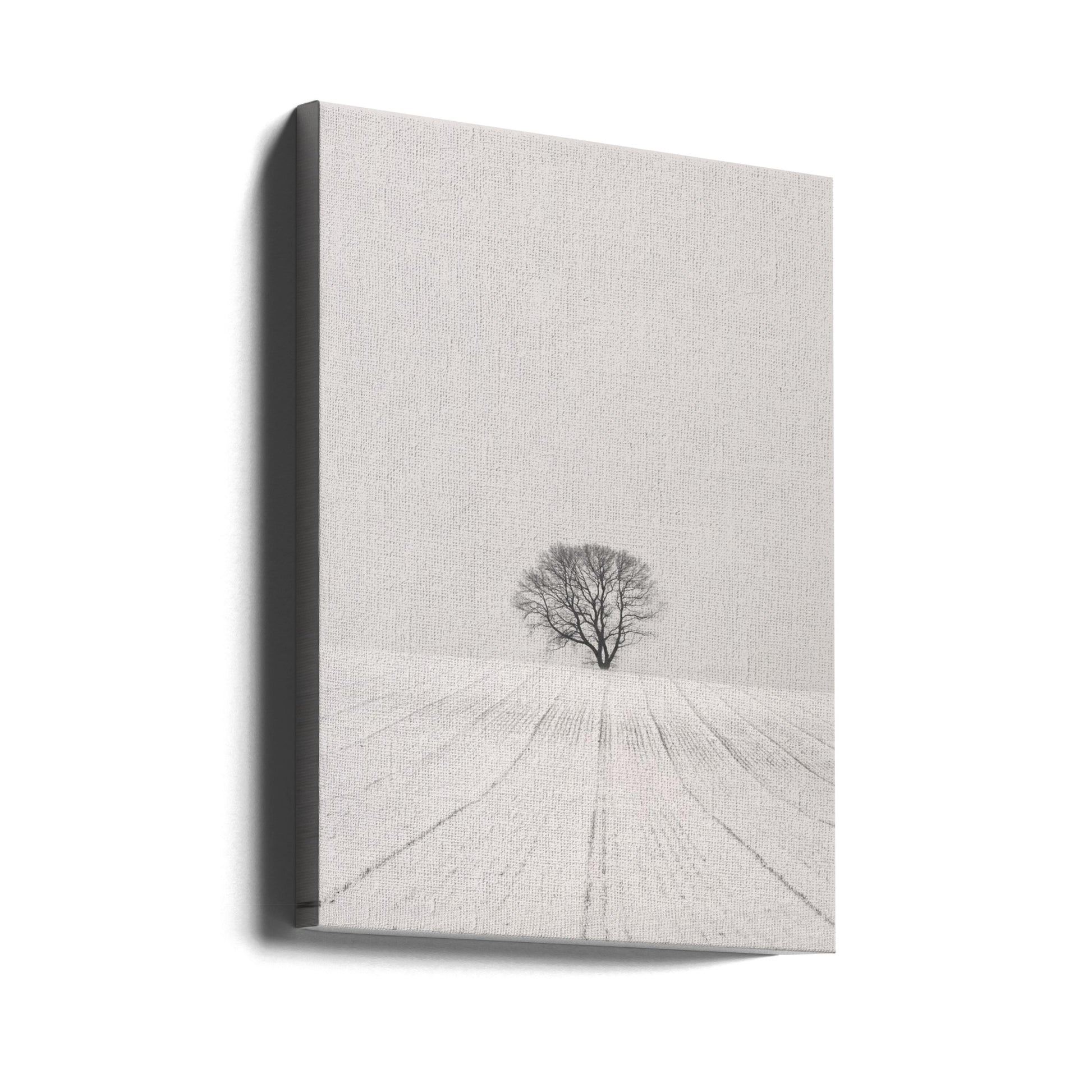 White Desert by Lena Weisbek | Minimalist Winter Landscape, Large Canvas Wall Art Print | Artsy Earth