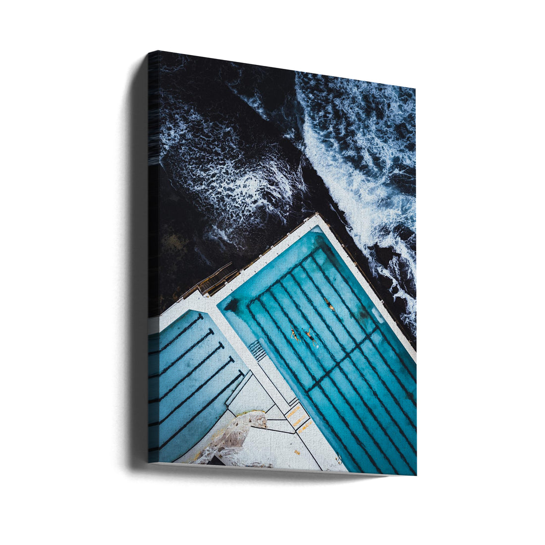 Famous Ocean Pool Australia by Asad Sarfraz | Coastal Swimming Pool, Large Canvas Wall Art Print | Artsy Earth