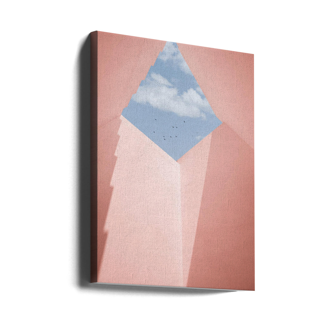 Skylight View by Xiaopeng Guan | Pink Sky Architecture, Large Canvas Wall Art Print | Artsy Earth