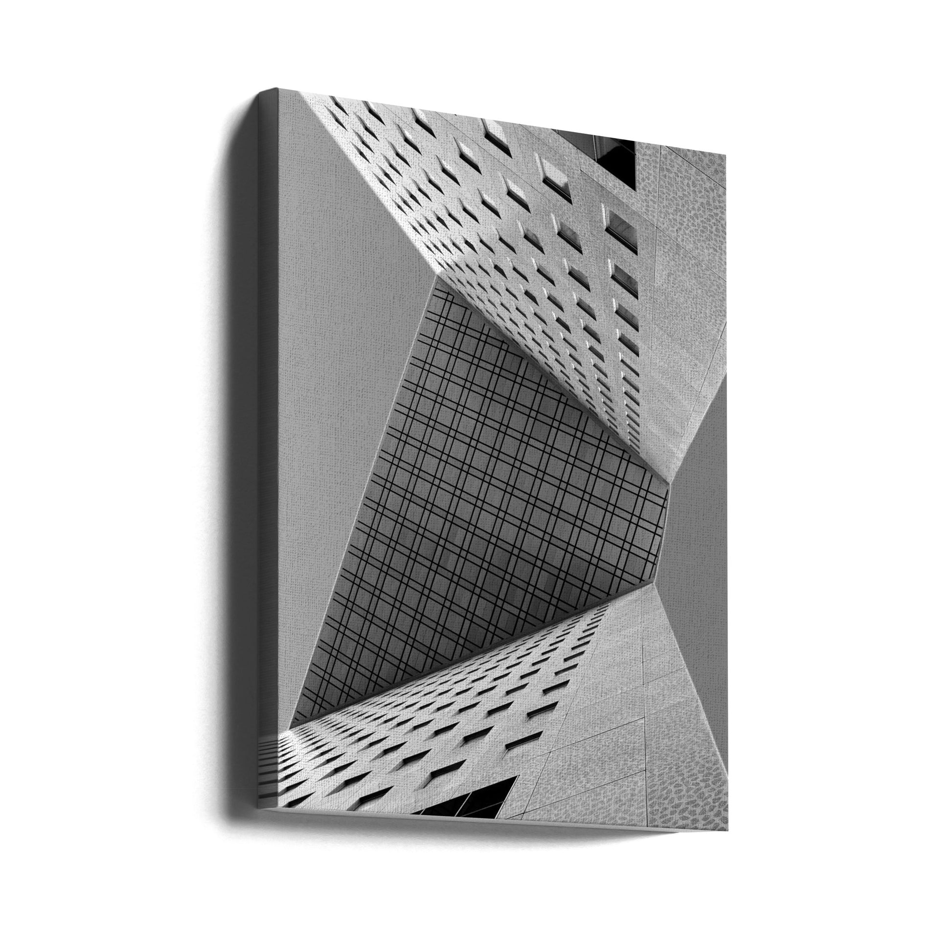 Urban Origami by Guillaume Legraverend | Modern Geometric Architecture, Large Canvas Wall Art Print | Artsy Earth