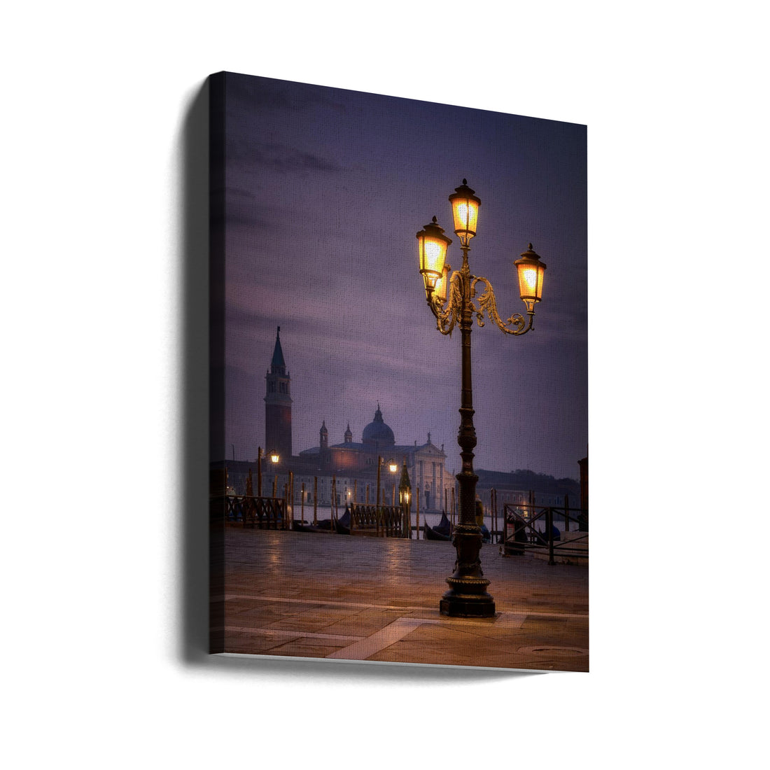 Sunrise in Venice by Bartolome Lopez | Venice Canal Cityscape, Large Canvas Wall Art Print | Artsy Earth